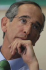 El presidente Álvaro Colom 